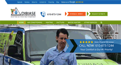 Desktop Screenshot of dibiasehvac.com